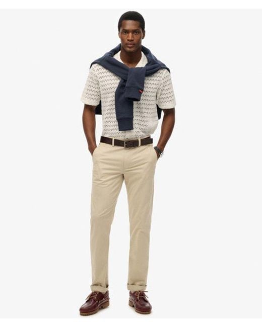 Superdry Natural & Co Knitted Texture Shirt for men