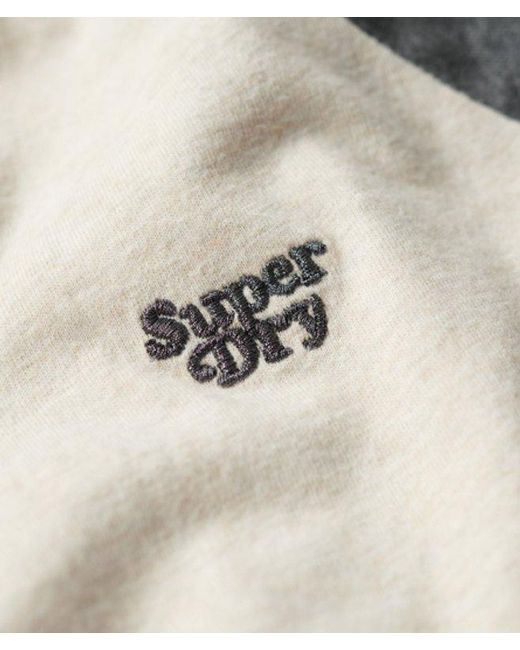 Superdry White & Co Organic Cotton Essential Logo Raglan T-shirt