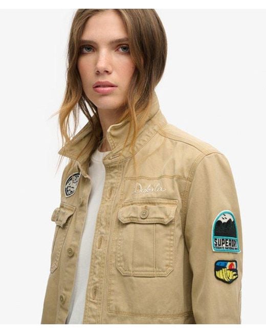 Superdry Natural Cotton Embroidered Classic Scout Shirt