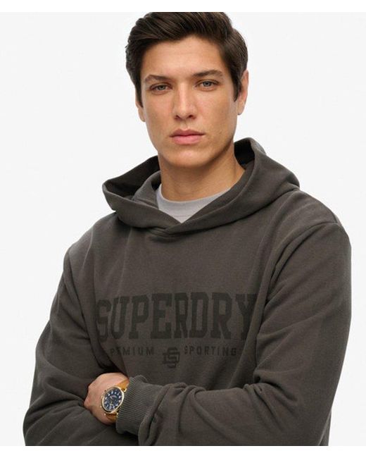 Superdry Black & Co Dry Brand Hoodie for men