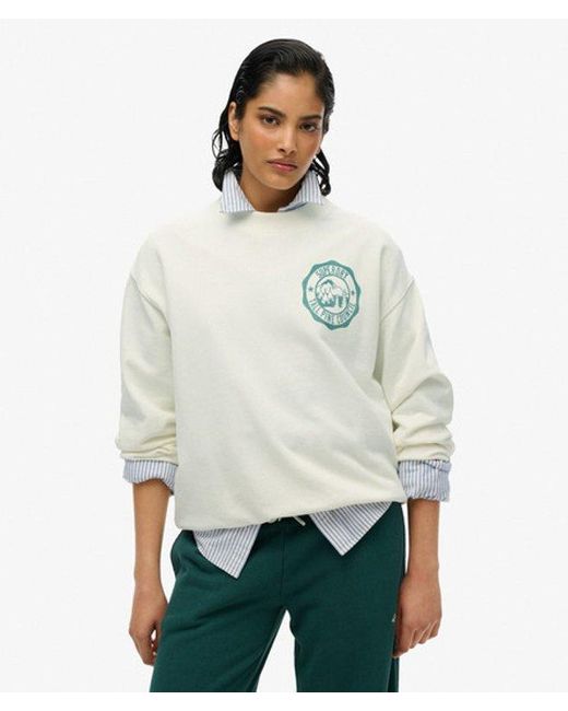 Superdry Natural & Co Lo-fi Outdoor Mono Loose Crew Sweatshirt