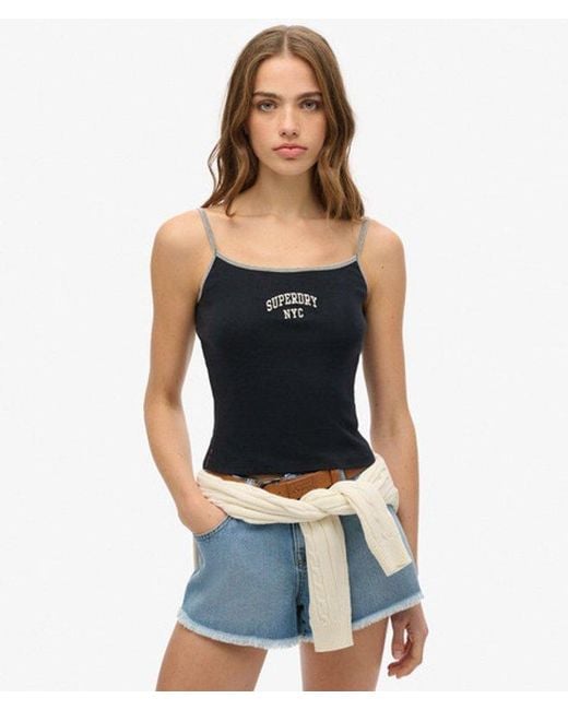 Superdry Blue & Co Athletic Essentials Cami Top