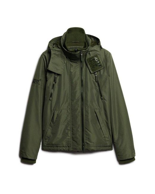Superdry Green & Co Classic Logo Embroidered Mountain Sd Windcheater Jacket for men