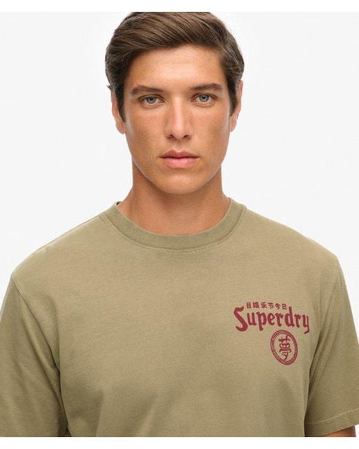 Superdry Red & Co Tokyo Narrative Loose T-shirt for men