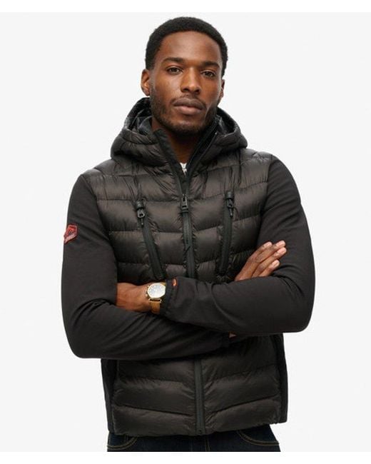 Superdry Storm Softshell Jas Met Capuchon in het Black voor heren