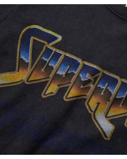 Superdry Black & Co Classic Rock Graphic Band T-shirt for men