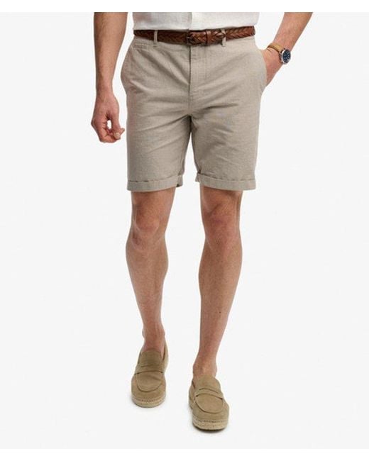 Superdry Natural & Co Premium Textured Chino Shorts for men