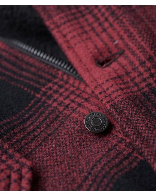 Superdry Red & Co The Merchant Store - Wool Chore Coat for men