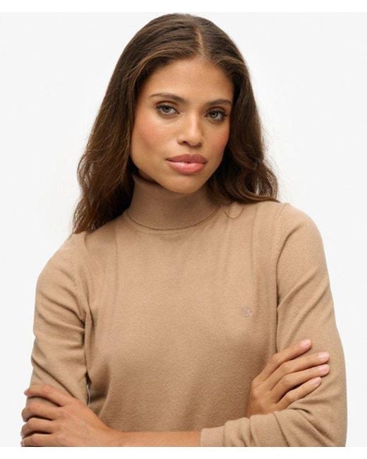 Superdry Blue & Co Classic Turtle Neck Jumper