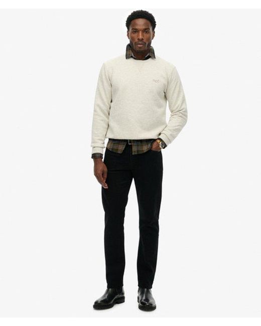 Superdry White & Co Essential Logo Crew Sweatshirt for men