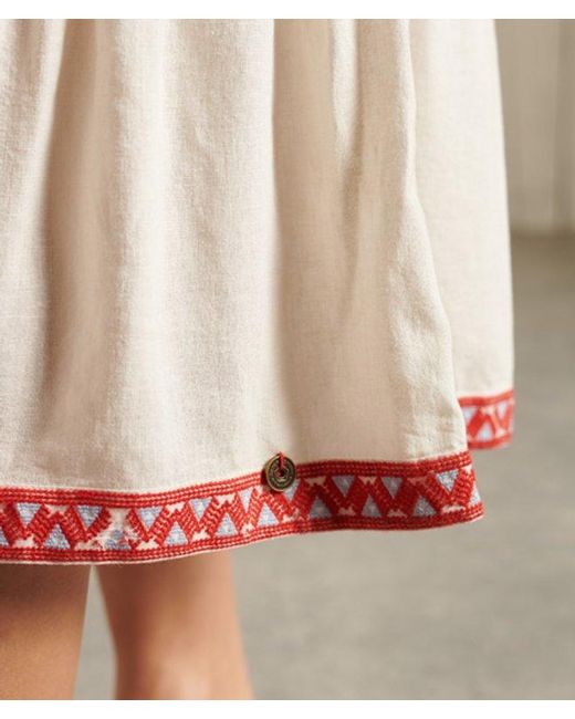 Superdry Natural & Co Midi Skirt