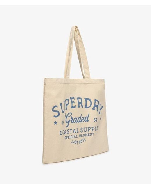 Femme Tote Taille: 1Taille Superdry en coloris Natural