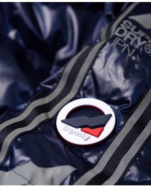 Superdry Blue Sd Glacier Isobar Down Jacket Iso