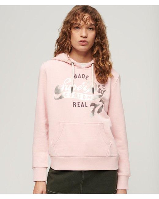 Superdry Natural & Co Reworked Classics Graphic Hoodie