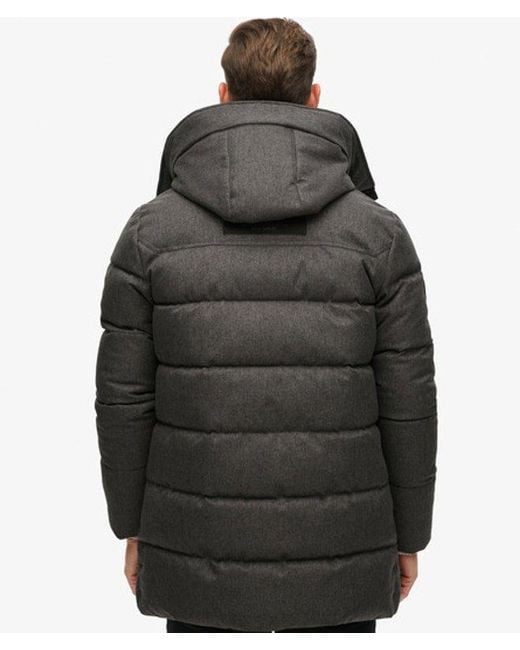 Superdry Gray & Co City Chevron Padded Coat for men