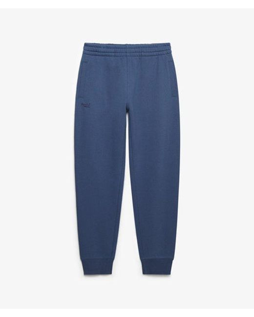 Superdry Blue & Co Essential Logo Half Brushed joggers for men