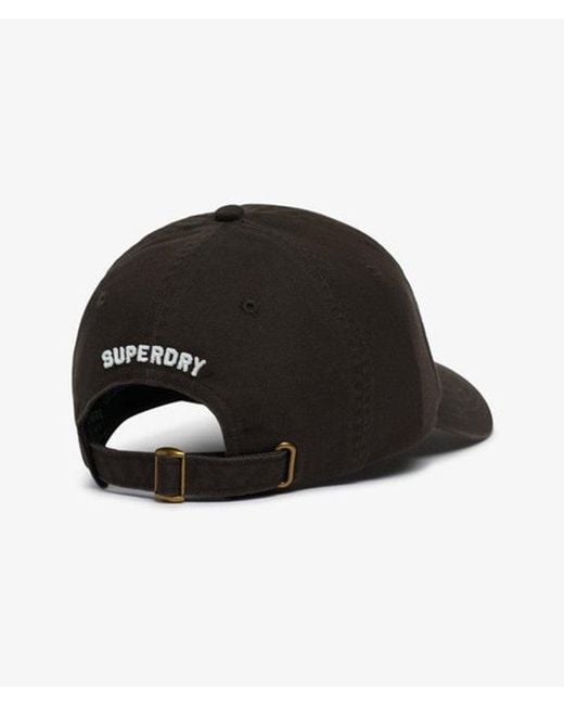 Superdry Black & Co Sd Embroidered Baseball Cap