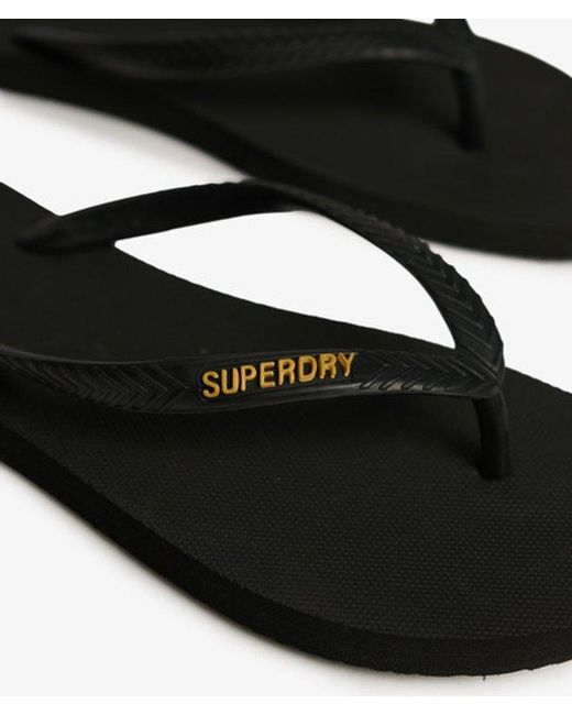 Superdry Black & Co Core Essential Flip Flops