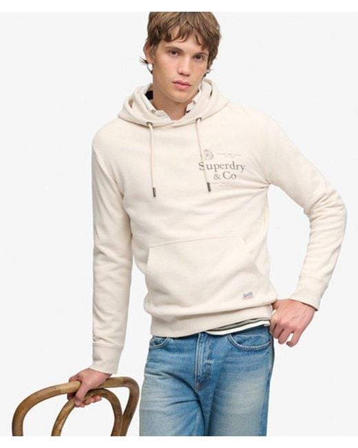 Superdry White & Co 1954 Company Relaxed Hoodie for men