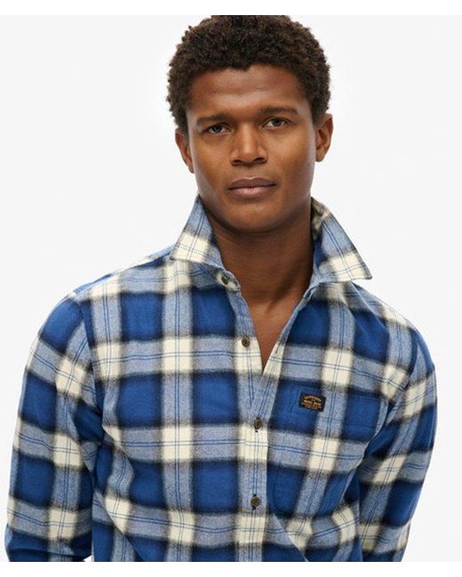 Superdry Blue & Co Vintage Lumberjack Shirt for men