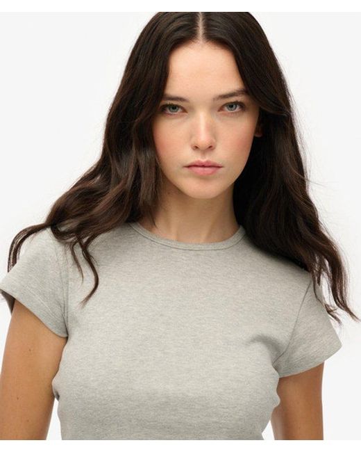 Superdry Gray Athletic Essential T-Shirt