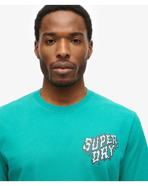 Superdry Blue & Co Outdoor Narrative Loose T-shirt for men