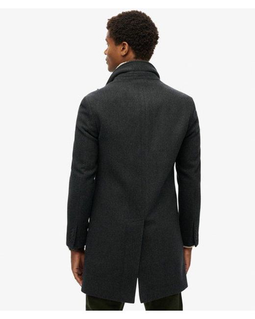 Superdry Black & Co The Merchant Store - Town Coat for men