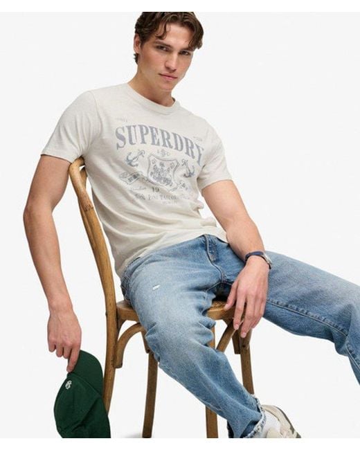 Superdry Blue & Co Mercantile T-shirt for men