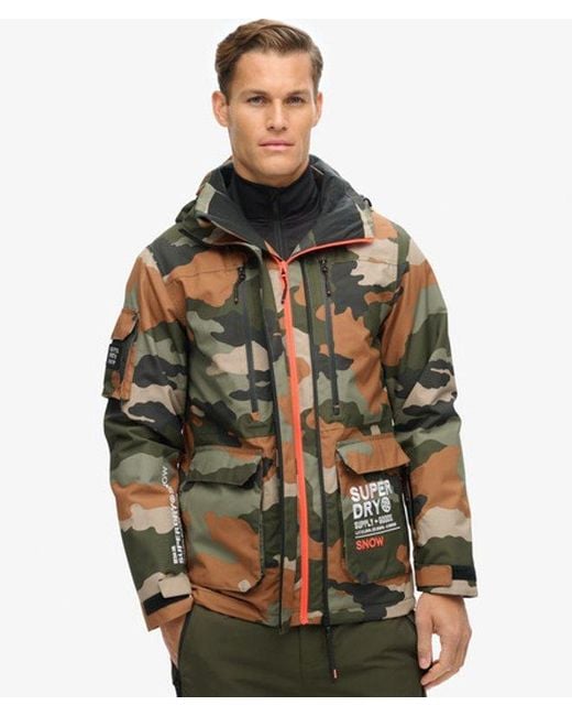 Superdry Green & Co Ski Ultimate Rescue Jacket for men