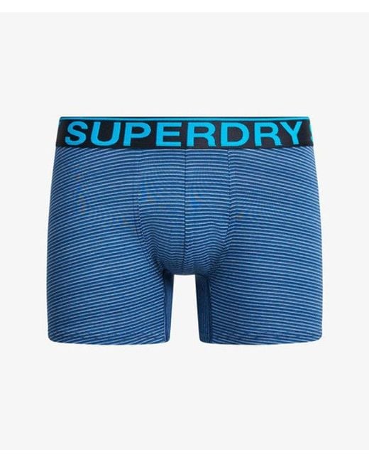 Superdry Blue & Co Boxer Triple Pack for men
