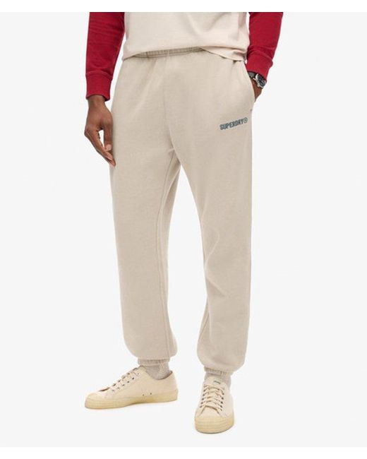 Superdry Red & Co Micro Logo Graphic joggers for men