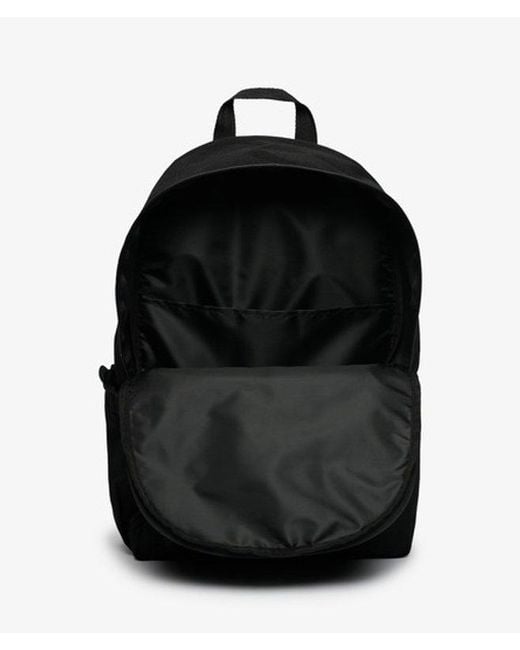 Superdry Black & Co Company Logo Backpack