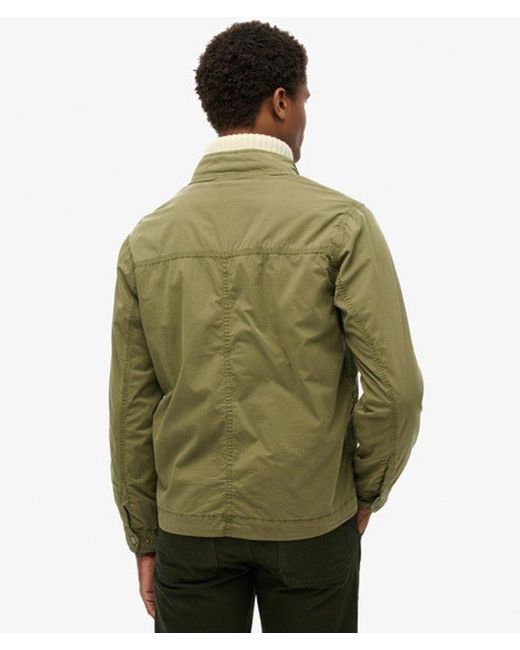 Superdry Green & Co Classic Harrington Jacket for men