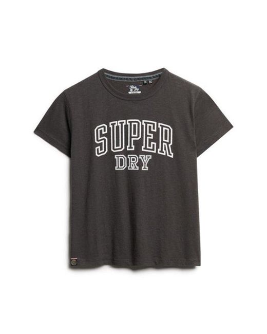Superdry Black & Co Athletic Essentials Graphic Fitted T-shirt