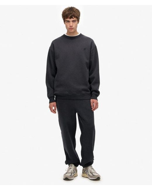 Superdry Oversized joggingbroek in het Black voor heren