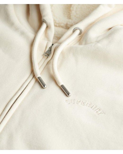 Superdry White & Co Classic Cotton Full Zip Hoodie