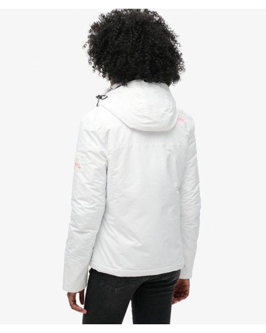 Superdry White & Co Hooded Mountain Windbreaker Jacket