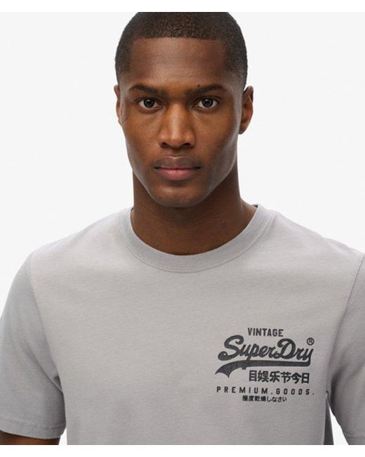 Superdry Gray & Co Vintage Logo Tokyo Relaxed T-shirt for men