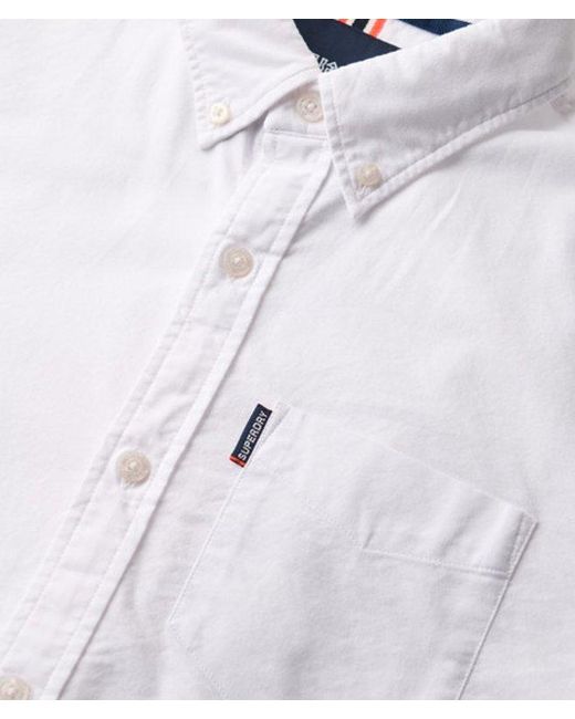 Superdry White & Co Essentials Long Sleeve Oxford Shirt for men