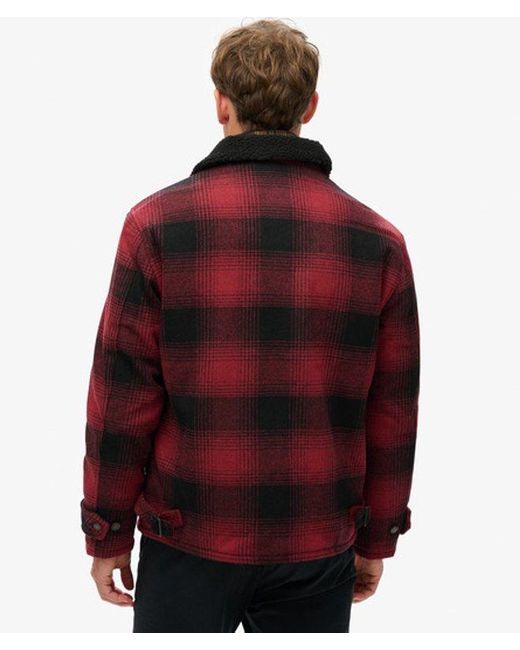 Superdry Red & Co The Merchant Store - Wool Chore Coat for men