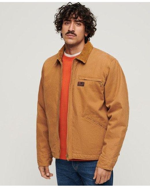 Superdry Orange Surplus Ranch Jacket for men