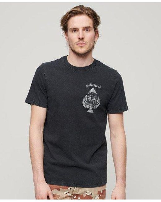 T-shirt motörhead x en édition limitée Superdry pour homme en coloris Black