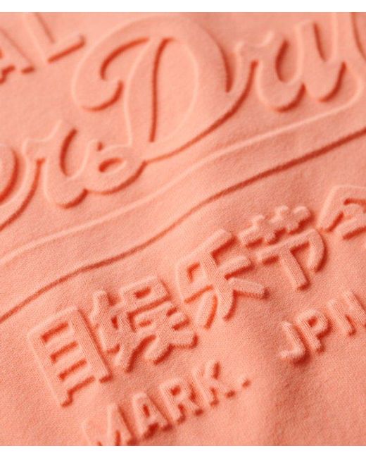 Superdry Orange & Co Embossed Relaxed T-shirt