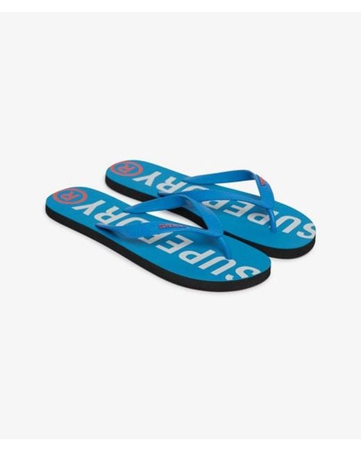 Superdry Blue & Co Core Essential Flip Flops for men