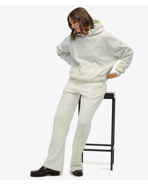 Superdry White & Co Country Club Velour Straight joggers