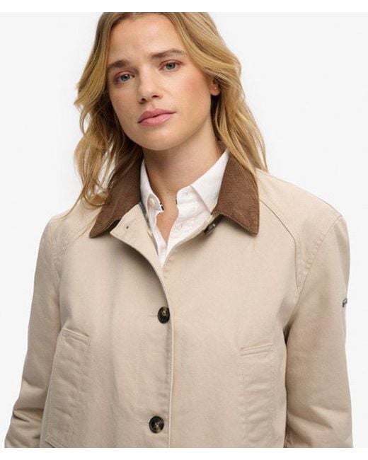 Superdry Natural Estate Cotton Barn Jacket