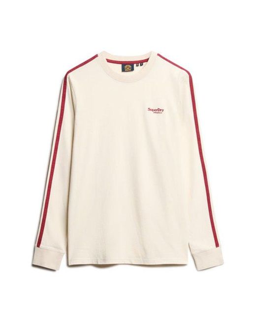 Superdry Natural & Co Essential Logo Retro Long Sleeve Top for men