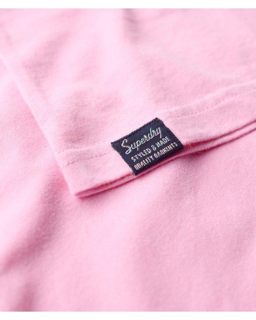 Superdry Pink & Co Vintage Logo Pop Entry T-shirt