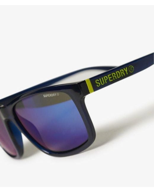Femme Lunettes De Soleil Carrées Taille: 1Taille Superdry en coloris Blue