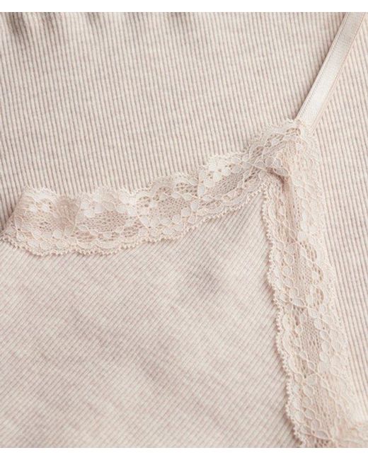 Superdry Blue & Co Essential Lace Trim Cami Top
